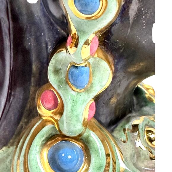 Braytons Laguna Beach Pottery California Vintage 15" Blackamoor Princess-Rare! - Picture 5 of 8